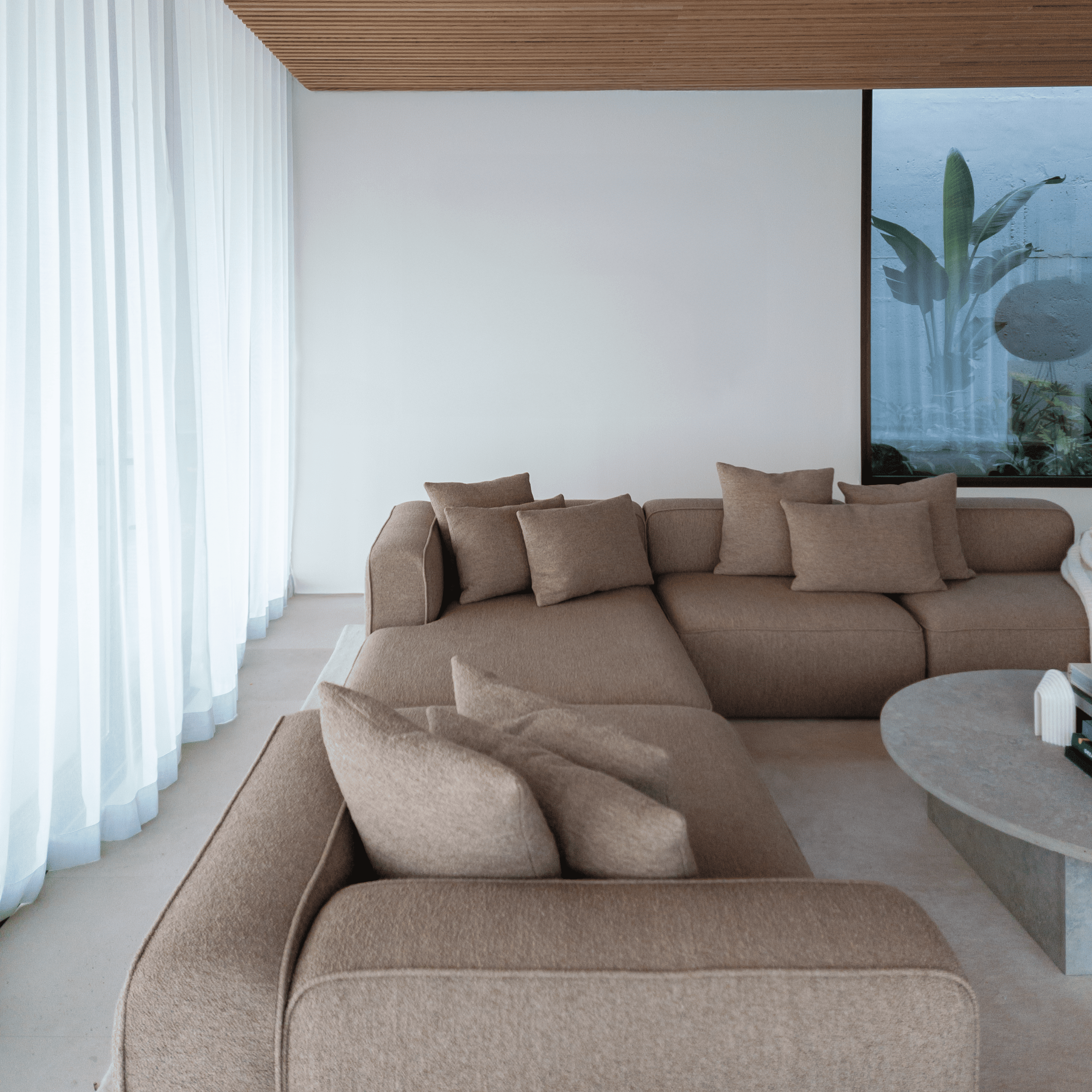 BASECAMP XL Deep Open End - Left Chaiselongue, 3 modules, 160x340 cm