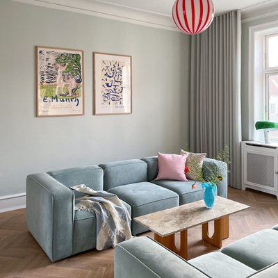 BASECAMP Three seater open - right corner, 3 modules, 90x280cm