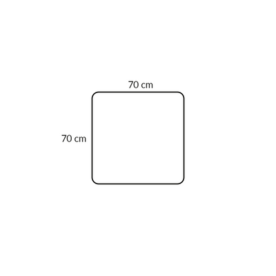 BASECAMP Pouf - 1A module, 70x70 cm