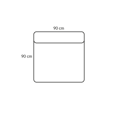 BASECAMP XL Center - 2B module, 90x90cm