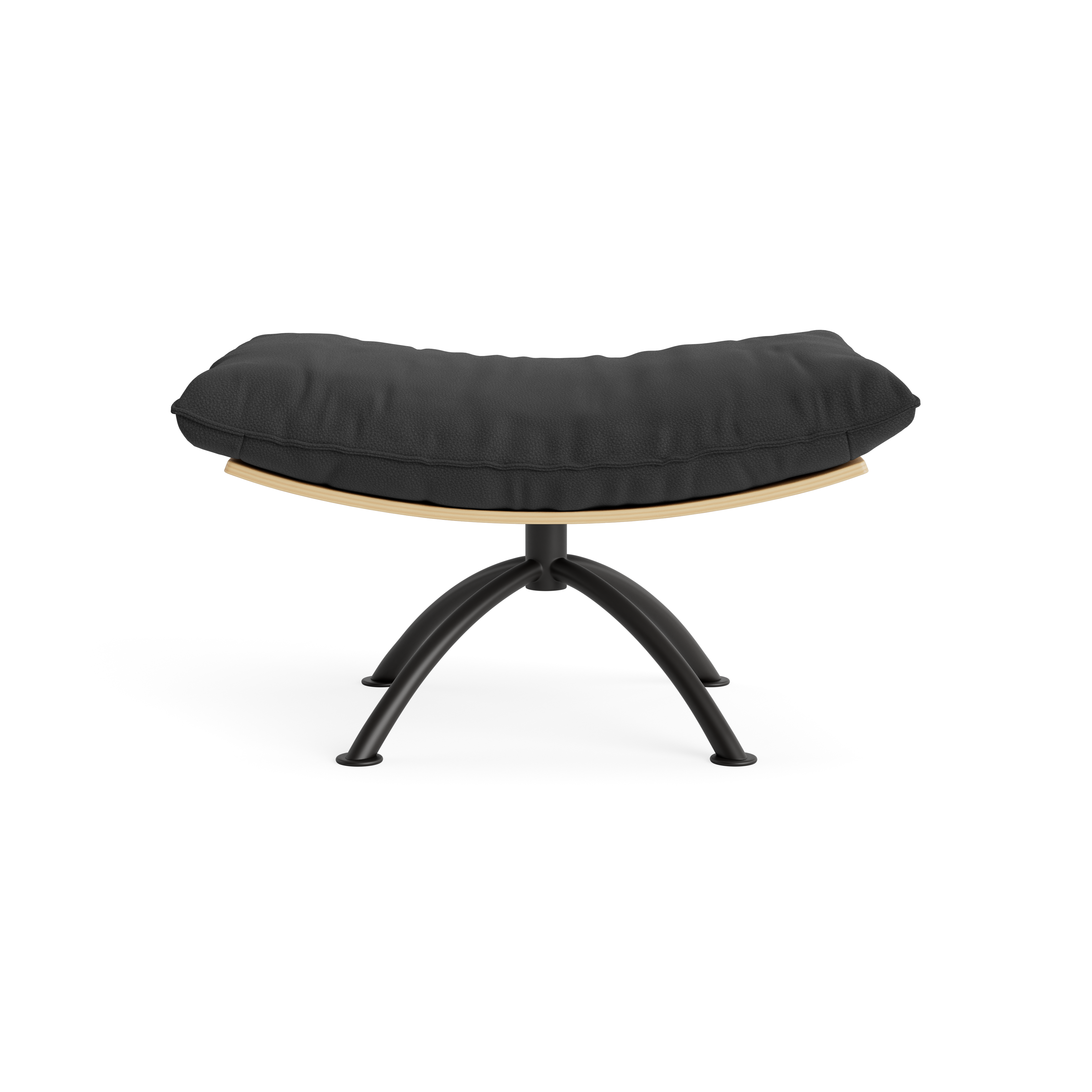 PRIMETIME - Stool, Black steel