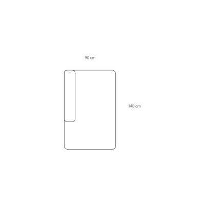 BASECAMP XL Open end - left, 6E module, 90x140cm