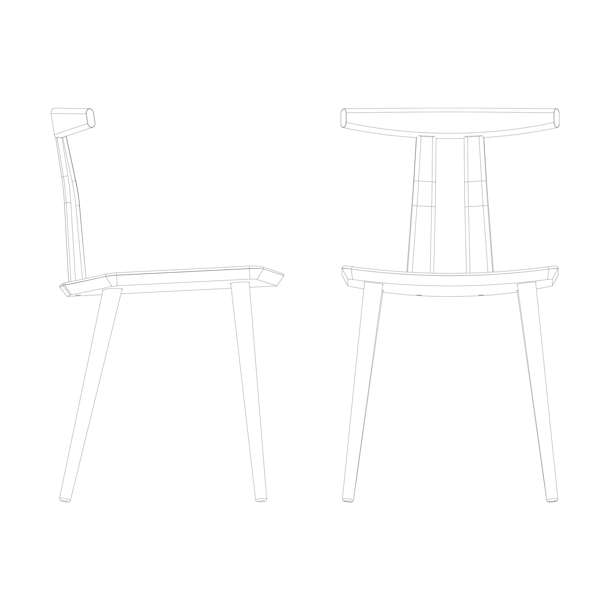 J111 - Dining table chair