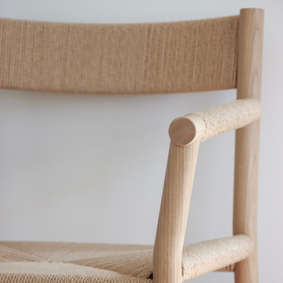 CORD - Oak chair with armrests