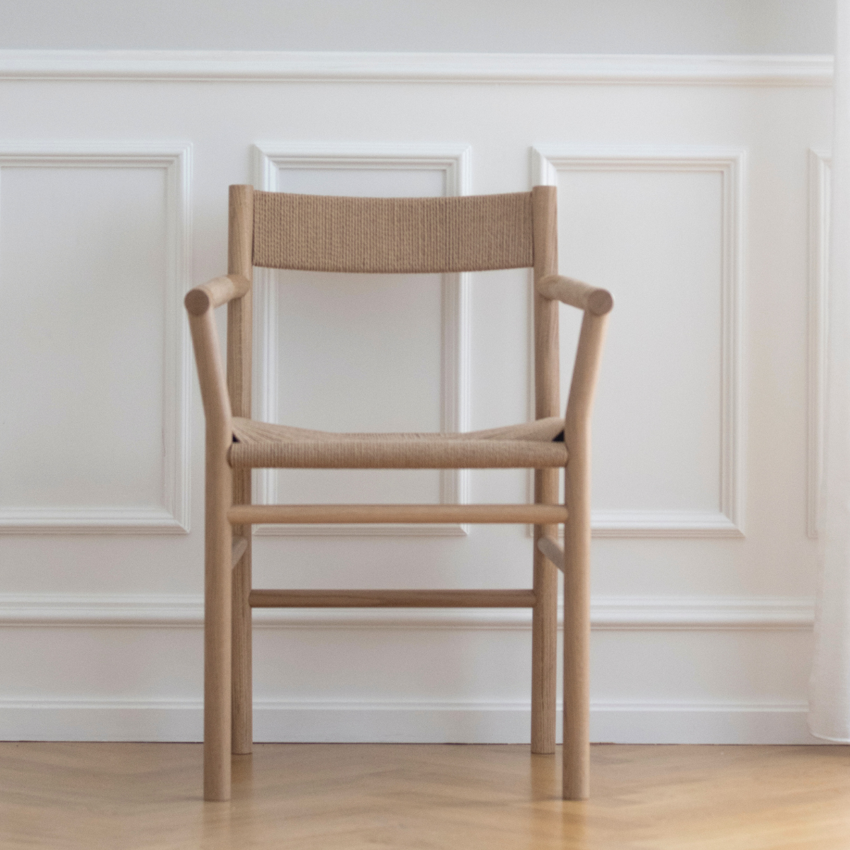 CORD - Oak chair with armrests