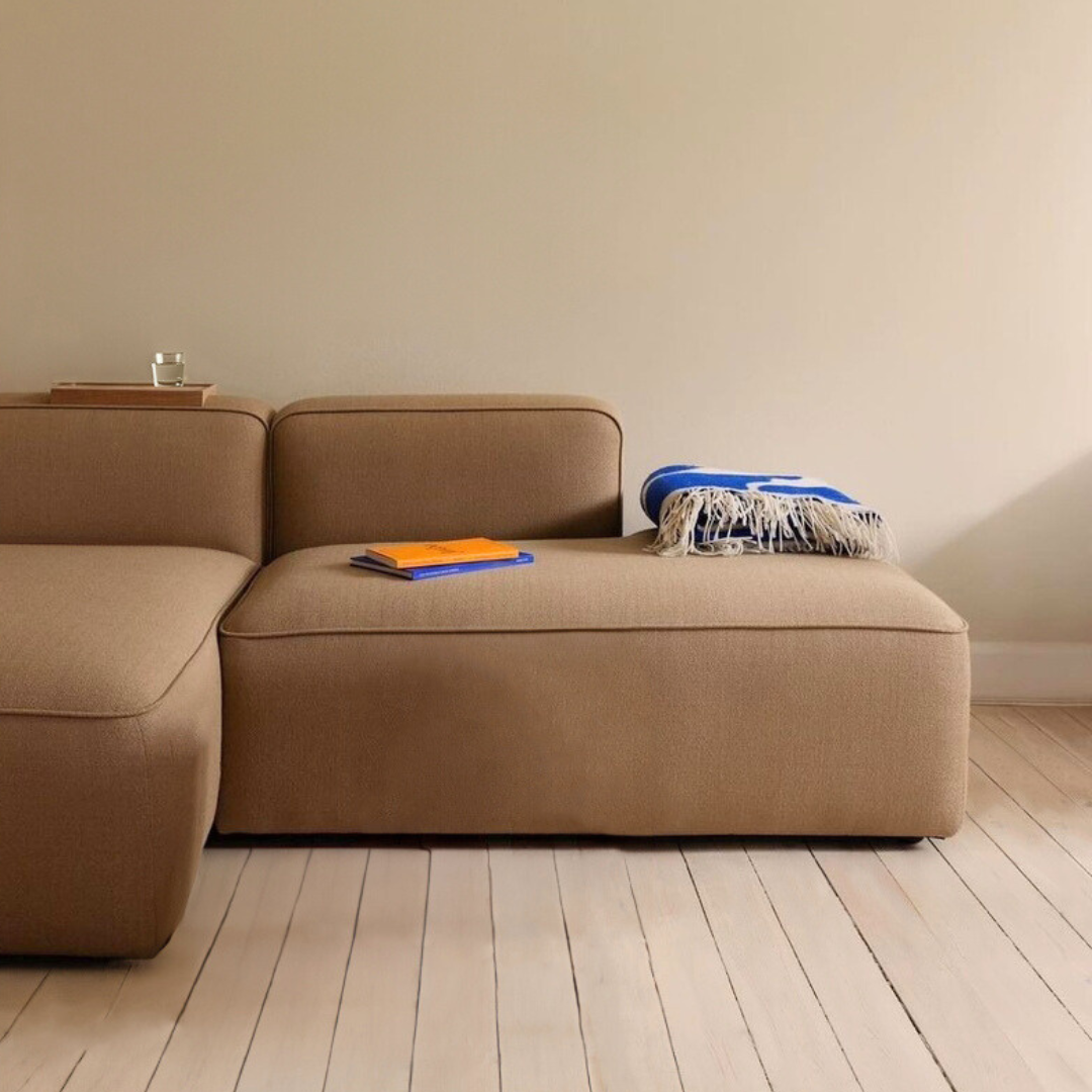 BASECAMP Open end - right chaiselounge, 3 modules, 140x280cm