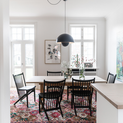 SOLDATEN - Dining table chair, black oak