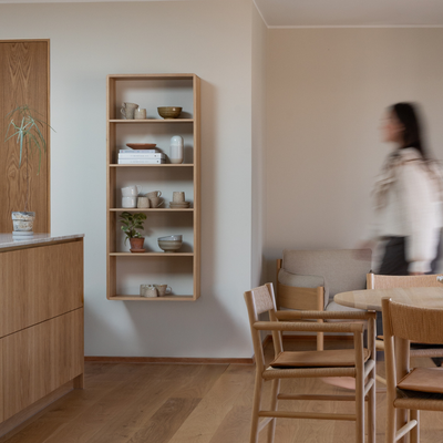 EIK - Oak bookcase, large, 150x60cm