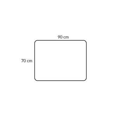BASECAMP XL Pouf - 2A module, 90x70 cm