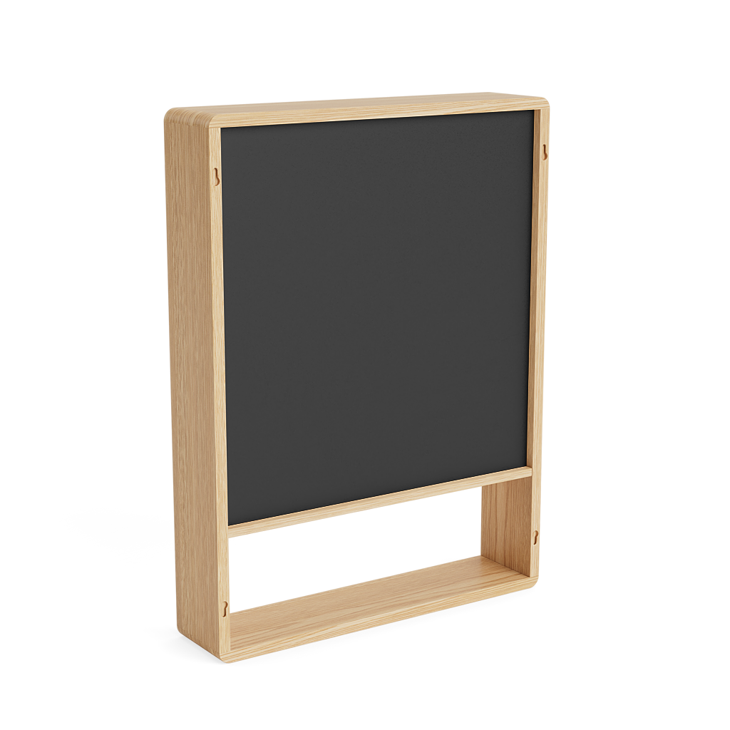 CUPMUG Mirror - Oak shelf