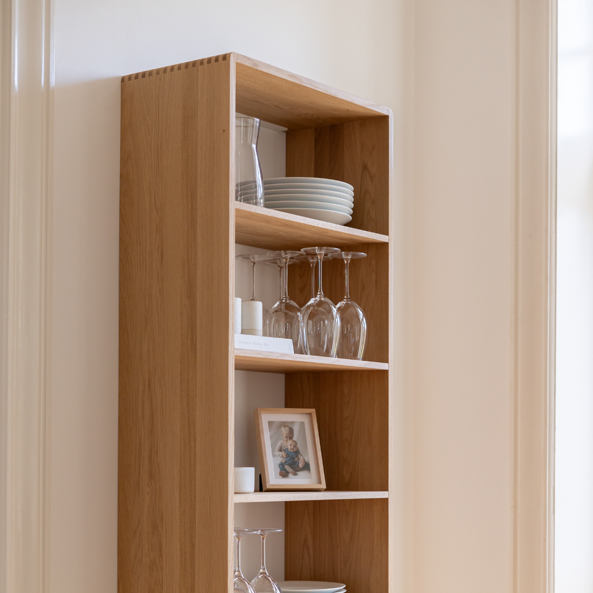 EIK - Oak bookcase, large, 150x60cm