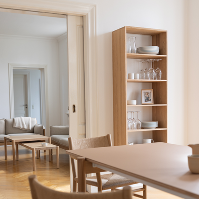 EIK - Oak bookcase, large, 150x60cm