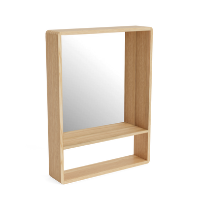 CUPMUG Mirror - Oak shelf