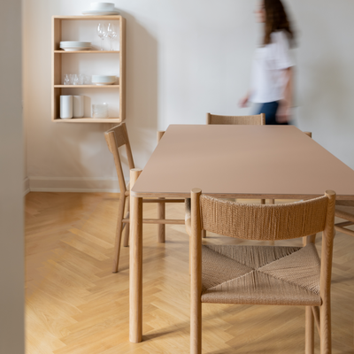 THY - Rectangular dining table, Oak frame