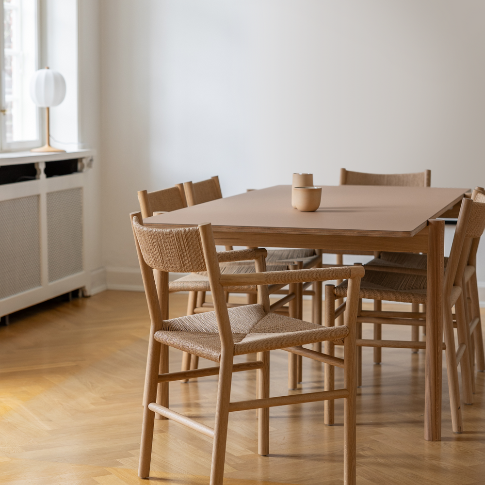 THY - Rectangular dining table, Steel frame - MAKE nordic