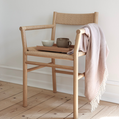 CORD - Oak chair with armrests