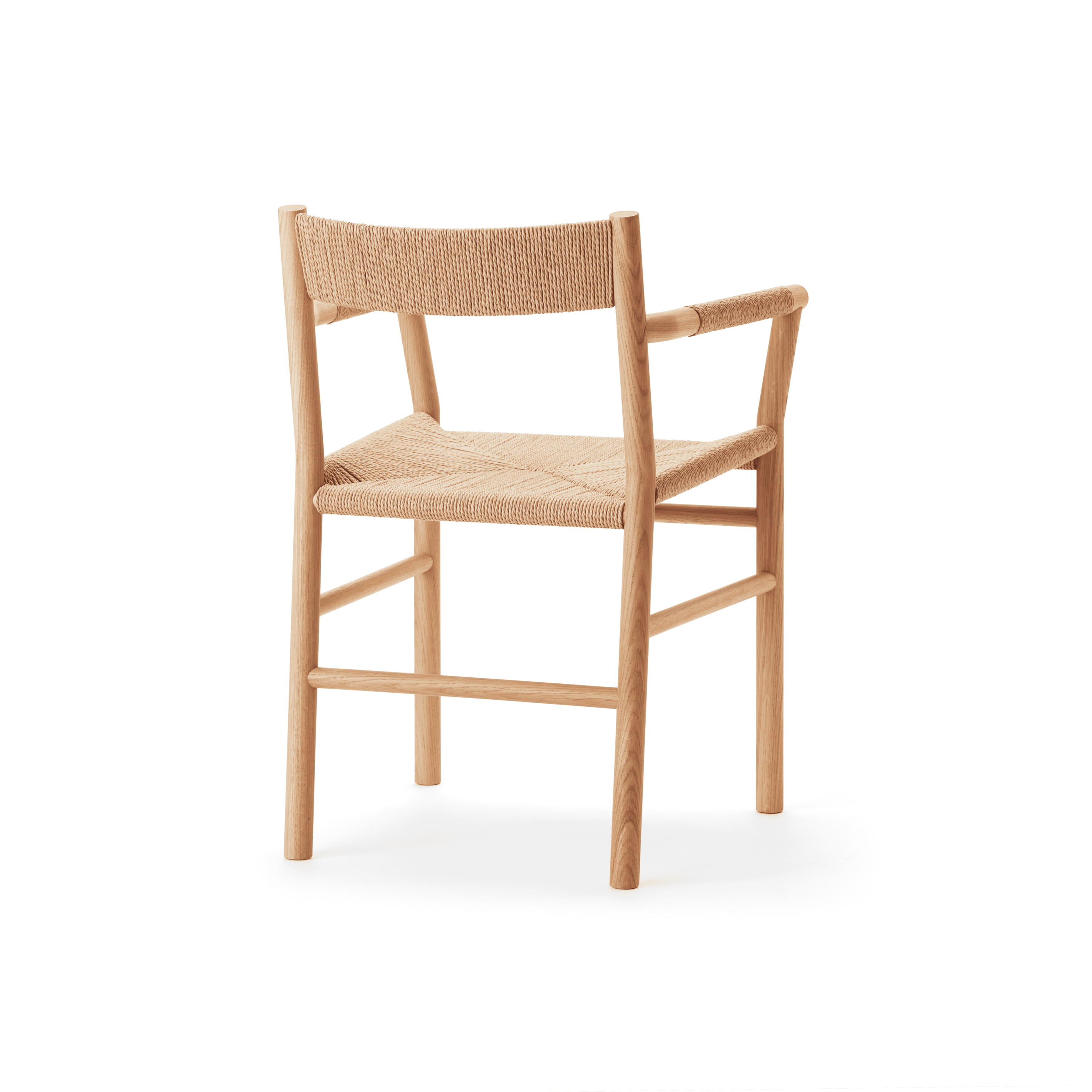 CORD - Oak chair with armrests